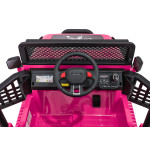 Elektrické autíčko Jeep BEAST 4x4 - MP3 - ružové